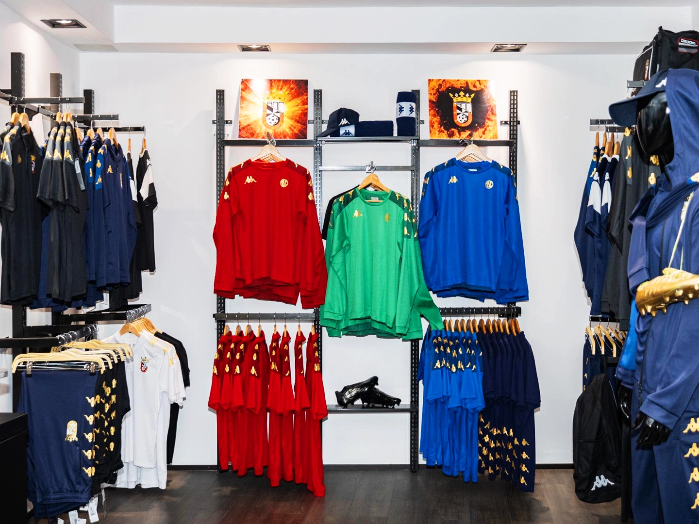 imagen proyecto iluminación LED tienda agrupación deportiva Ceuta